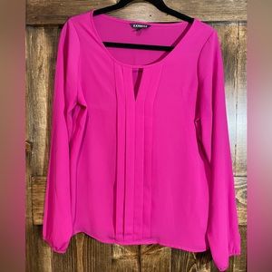 Express hot pink blouse